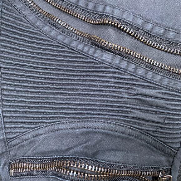 Vintage Original Denim Smoke Rise Mens Jeans Black Pull On Skinny Cotton Large - Picture 11 of 14